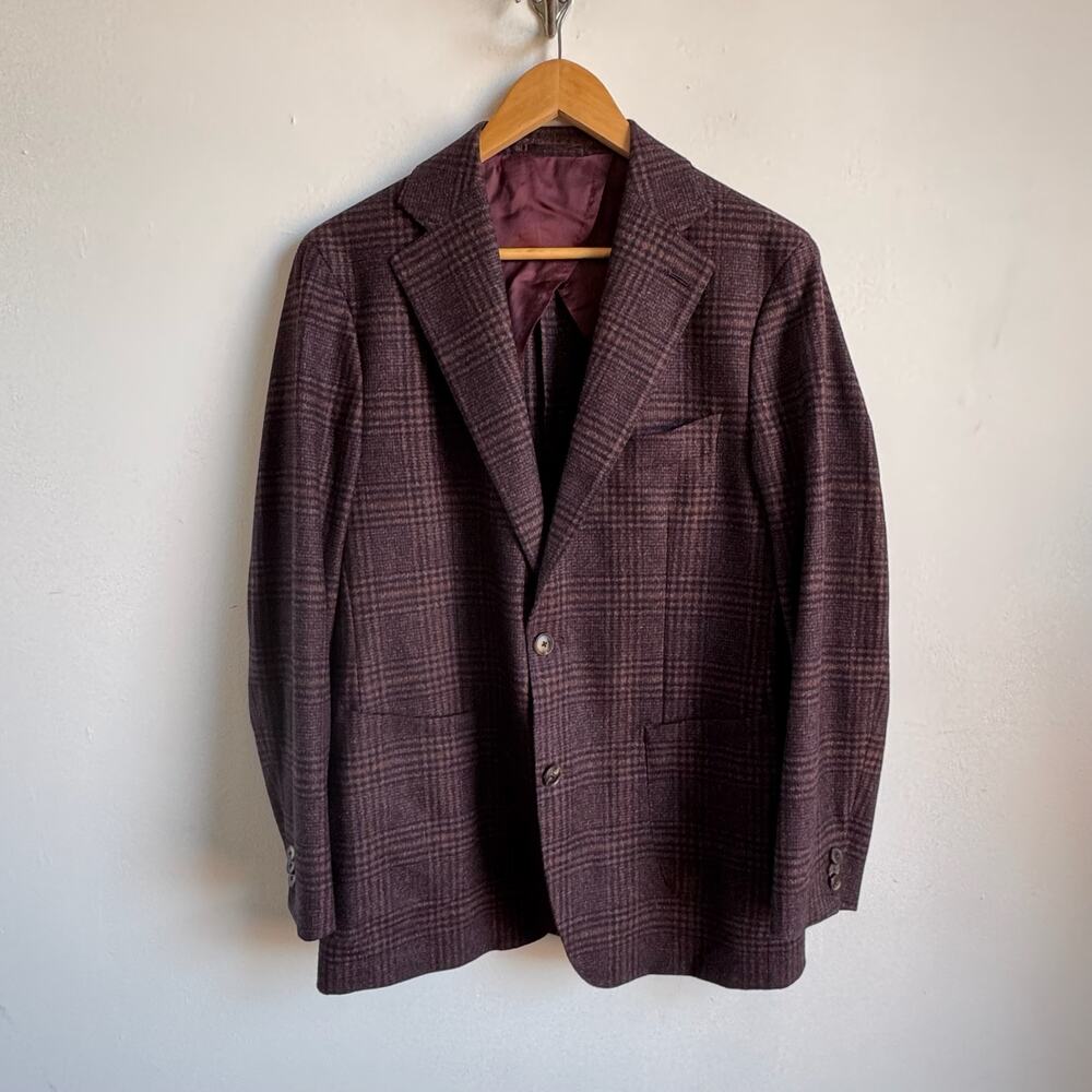 KILORE TROUT x ATELIER MUNRO x LORO PIANA Dream Tweed Custom Plaid Blazer
